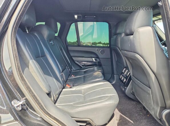 SALGR2PF1GA316028 2016 LAND ROVER RANGE Black Вид задньої частини салону