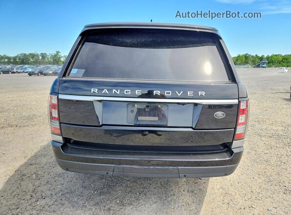 SALGR2PF1GA316028 2016 LAND ROVER RANGE Black Вид ззаду