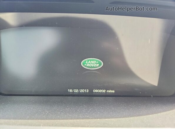 SALGR2PF1GA316028 2016 LAND ROVER RANGE Black Вид щитка приладів