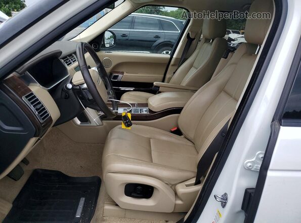 SALGR2PF5GA313004 2016 LAND ROVER RANGE White წინა სალონის ხედი