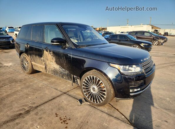 SALGR2PF9GA309439 2016 LAND ROVER RANGE Black Передня права чверть
