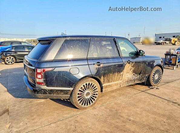 SALGR2PF9GA309439 2016 LAND ROVER RANGE Black Задня права чверть