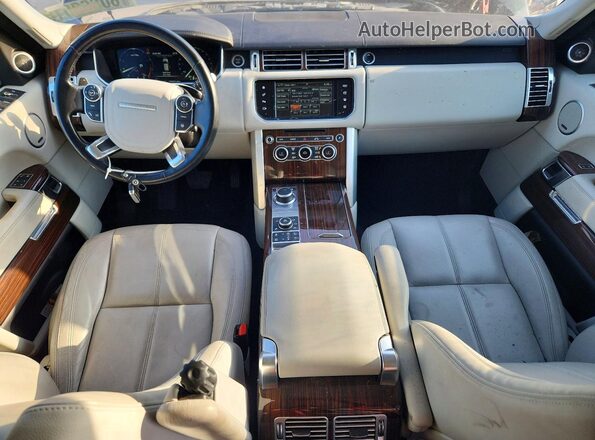 SALGR2PF9GA309439 2016 LAND ROVER RANGE Black Вид панелі приладів