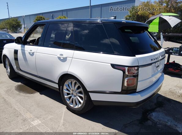 SALGR2RV3KA540091 2019 LAND ROVER RANGE ROVER White Rear left