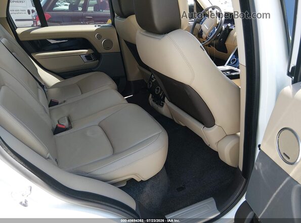 SALGR2RV3KA540091 2019 LAND ROVER RANGE ROVER White VIN sticker view
