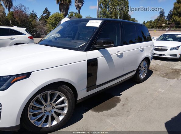 SALGR2RV3KA540091 2019 LAND ROVER RANGE ROVER White Front view