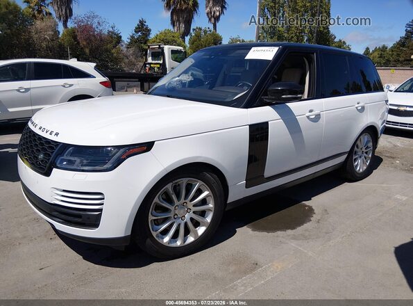 SALGR2RV3KA540091 2019 LAND ROVER RANGE ROVER White Front left
