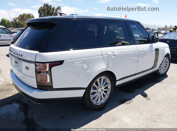 SALGR2RV3KA540091 2019 LAND ROVER RANGE ROVER White Rear right