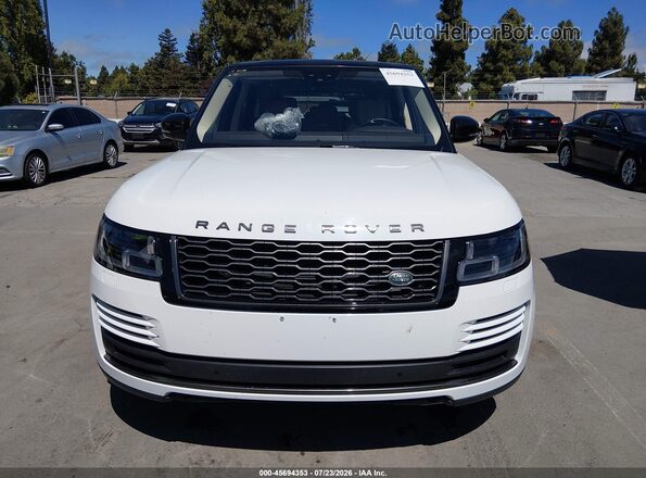 SALGR2RV3KA540091 2019 LAND ROVER RANGE ROVER White Instrument cluster view