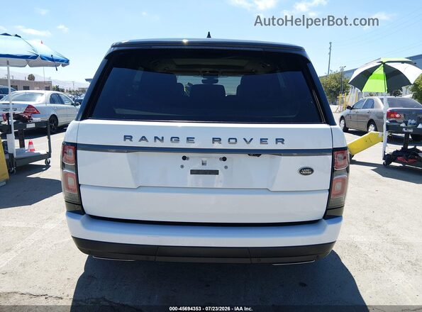 SALGR2RV3KA540091 2019 LAND ROVER RANGE ROVER White 