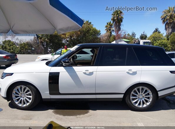 SALGR2RV3KA540091 2019 LAND ROVER RANGE ROVER White 360 interior view