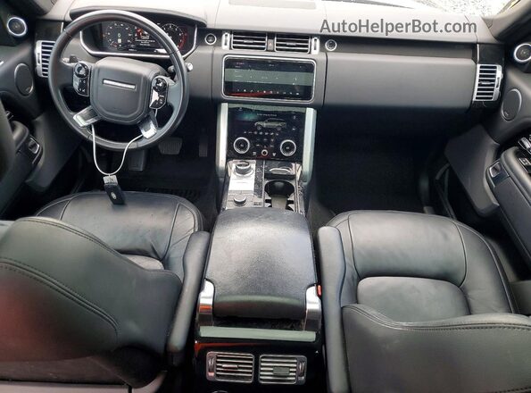 SALGR2SUXLA403832 2020 LAND ROVER RANGE Black Widok deski rozdzielczej