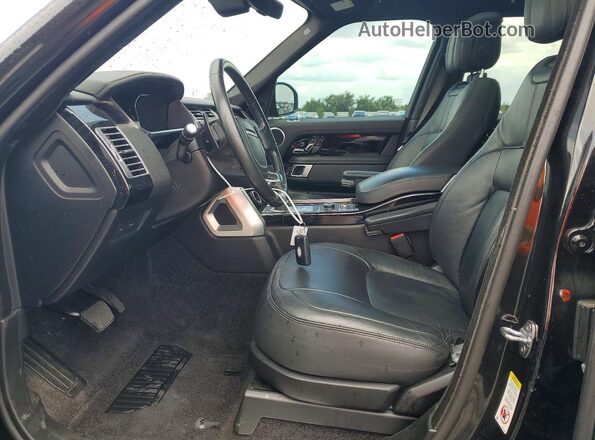 SALGR2SUXLA403832 2020 LAND ROVER RANGE Black Widok wnętrza z przodu