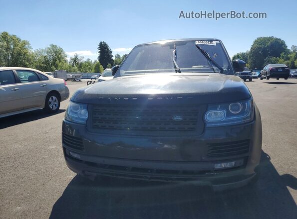 SALGS2EF0GA307098 2016 LAND ROVER RANGE Black Widok z przodu