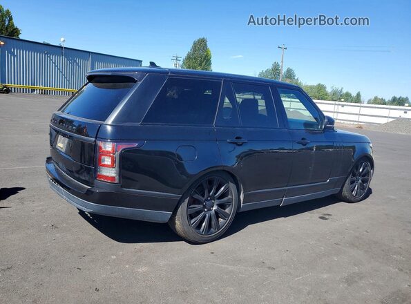 SALGS2EF0GA307098 2016 LAND ROVER RANGE Black Tył prawy