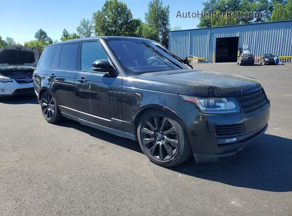 SALGS2EF0GA307098 2016 LAND ROVER RANGE Black Przód prawy