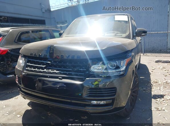 SALGS2EF1GA294409 2016 LAND ROVER RANGE ROVER Black Vista del cuadro de instrumentos