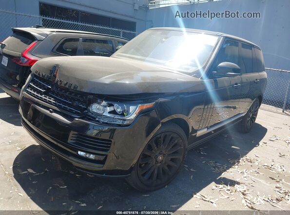 SALGS2EF1GA294409 2016 LAND ROVER RANGE ROVER Black Vista tres cuartos delantera izquierda