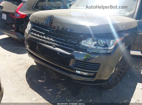 SALGS2EF1GA294409 2016 LAND ROVER RANGE ROVER Black Vista frontal