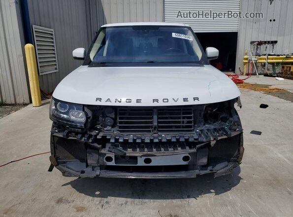 SALGS2EF2GA303120 2016 LAND ROVER RANGE Белый Вид спереди
