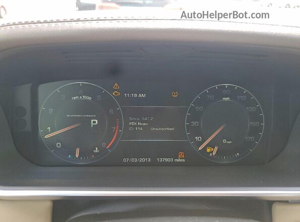 SALGS2EF2GA303120 2016 LAND ROVER RANGE Белый Вид щитка приборов
