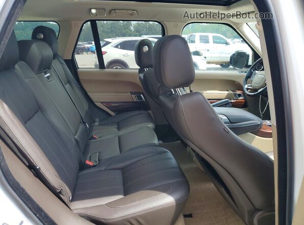 SALGS2EF2GA303120 2016 LAND ROVER RANGE Белый Вид задней части салона