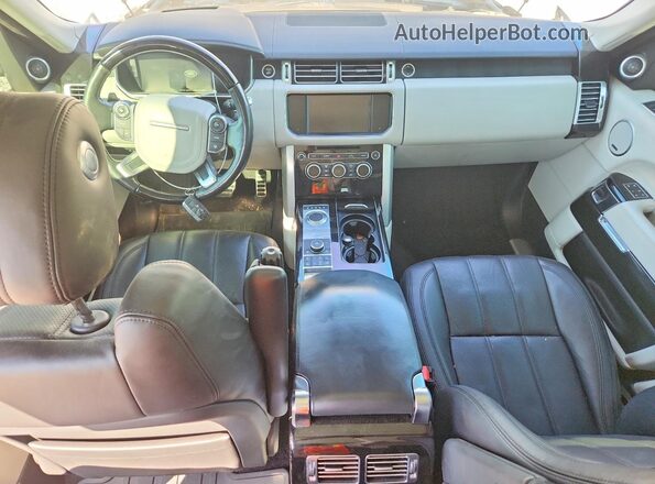 SALGS2EF4GA254356 2016 LAND ROVER RANGE Белый Вид панели приборов