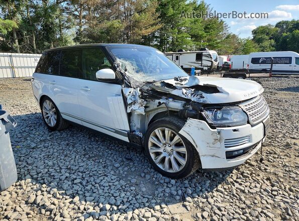 SALGS2EF5GA298981 2016 LAND ROVER RANGE Белый Передняя правая четверть
