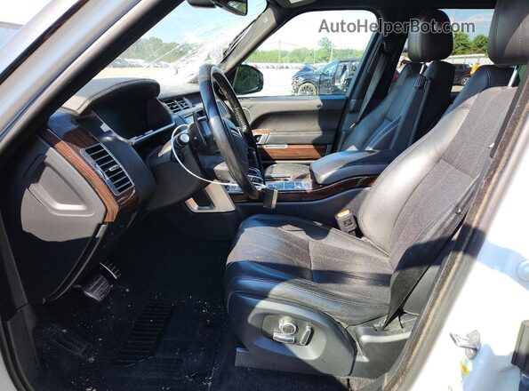 SALGS2EF5GA298981 2016 LAND ROVER RANGE Белый Вид салона спереди