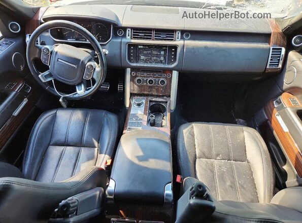 SALGS2EF5GA298981 2016 LAND ROVER RANGE Белый Вид панели приборов