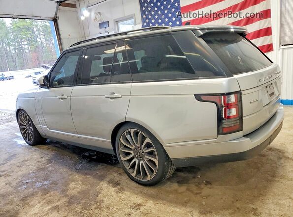 SALGS2EF6GA308661 2016 LAND ROVER RANGE Серебряный Задняя левая четверть