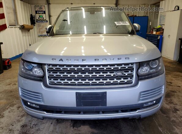 SALGS2EF6GA308661 2016 LAND ROVER RANGE Серебряный Вид спереди