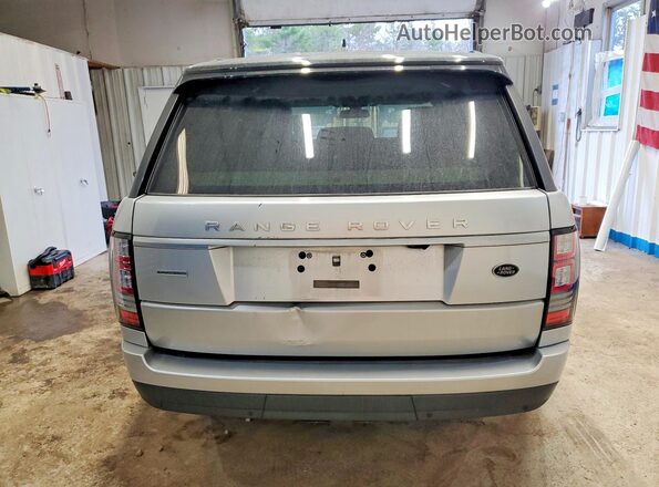SALGS2EF6GA308661 2016 LAND ROVER RANGE Серебряный Вид сзади