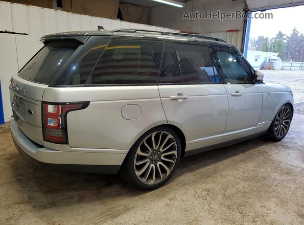 SALGS2EF6GA308661 2016 LAND ROVER RANGE Серебряный Задняя правая четверть