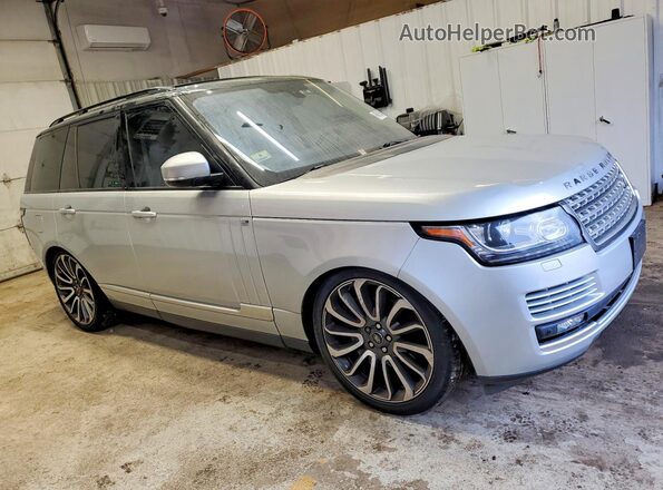 SALGS2EF6GA308661 2016 LAND ROVER RANGE Серебряный Передняя правая четверть