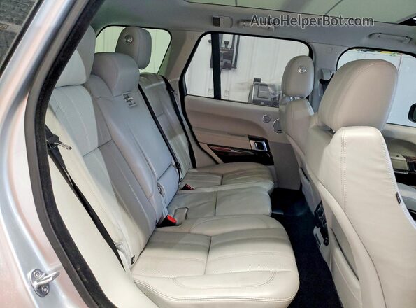SALGS2EF6GA308661 2016 LAND ROVER RANGE Серебряный Вид задней части салона