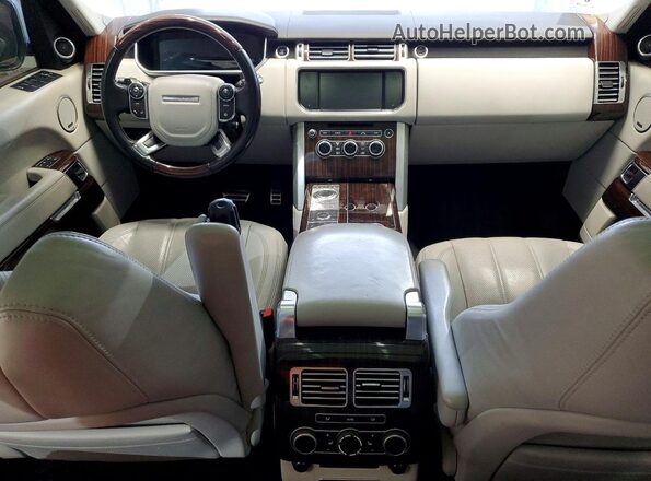 SALGS2EF6GA308661 2016 LAND ROVER RANGE Серебряный Вид панели приборов