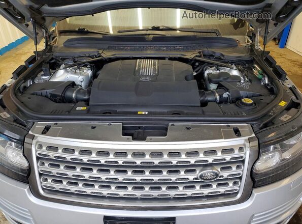 SALGS2EF6GA308661 2016 LAND ROVER RANGE Серебряный Вид подкапотного пространства