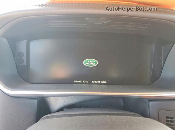 SALGS2EF7GA309950 2016 LAND ROVER RANGE Black Вид щитка приладів
