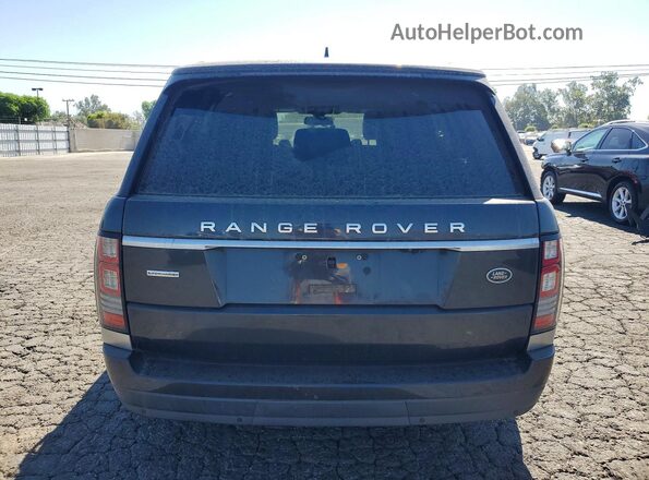 SALGS2EF7GA309950 2016 LAND ROVER RANGE Black Вид ззаду