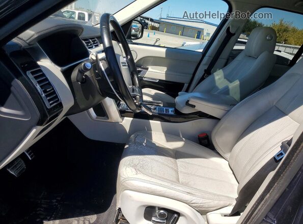 SALGS2EF7GA318048 2016 LAND ROVER RANGE Blue Вид салону спереду