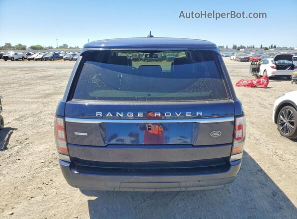 SALGS2EF7GA318048 2016 LAND ROVER RANGE Blue Вид ззаду