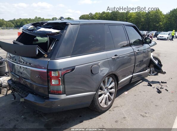SALGS2EF8GA284430 2016 LAND ROVER RANGE ROVER Gray Tył prawy
