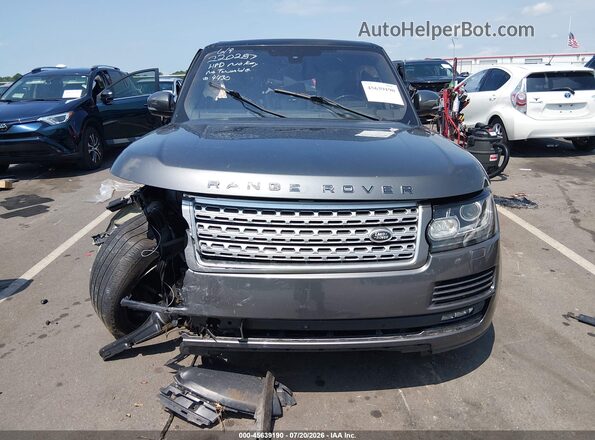 SALGS2EF8GA284430 2016 LAND ROVER RANGE ROVER Gray Widok zestawu wskaźników