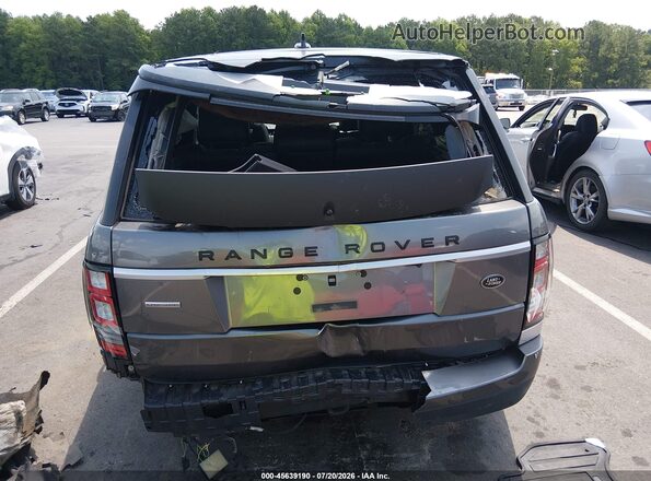 SALGS2EF8GA284430 2016 LAND ROVER RANGE ROVER Gray 