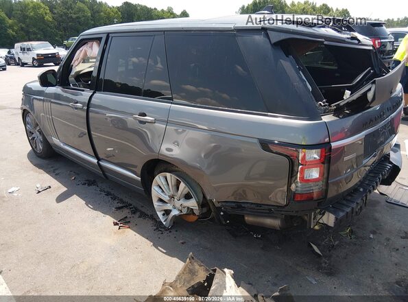 SALGS2EF8GA284430 2016 LAND ROVER RANGE ROVER Gray Tył lewy