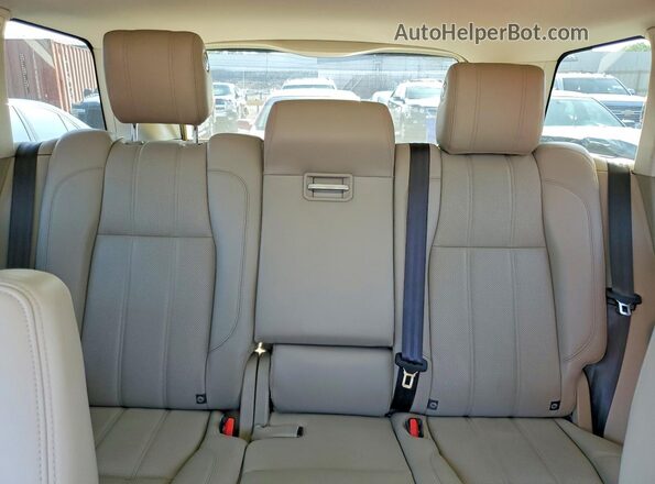 SALGS2EF9GA253476 2016 LAND ROVER RANGE Silver Widok tylnych siedzeń