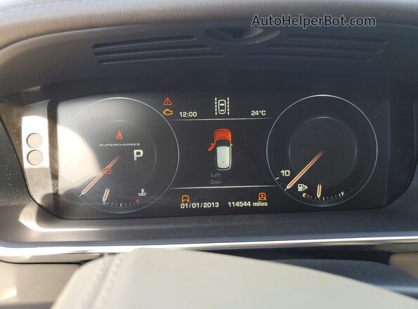 SALGS2EF9GA253476 2016 LAND ROVER RANGE Silver Widok zestawu wskaźników