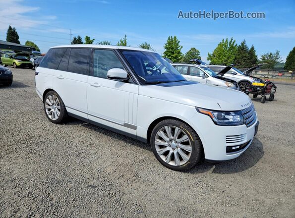 SALGS2FE4HA320542 2017 LAND ROVER RANGE White Առջևի աջ