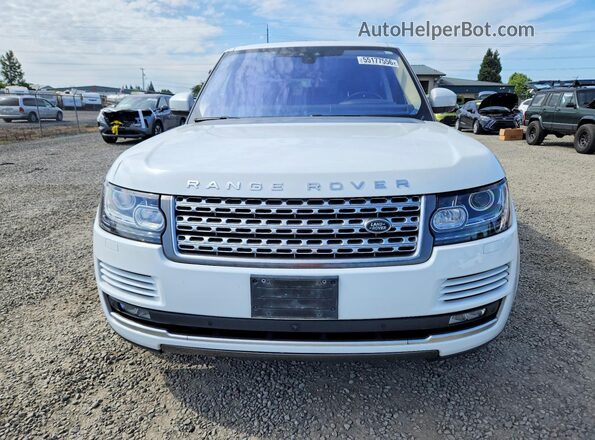 SALGS2FE4HA320542 2017 LAND ROVER RANGE White Դիմացի տեսք